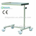 DW-HE014 Stainless steel over bed table hospital table for sale